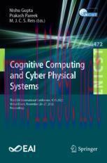 [PDF]Cognitive Computing and Cyber Physical Systems: Third EAI International Conference, IC4S 2...