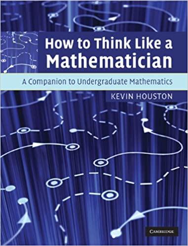 (PDF)How to Think Like a Mathematician A Companion to Undergraduate Mathematics