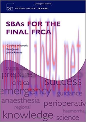 [AME]SBAs for the Final FRCA (Oxford Specialty Training: Revision) (PDF)