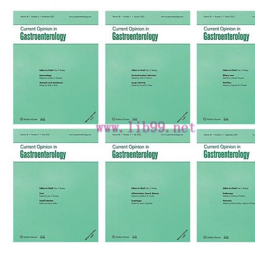 [AME]Current Opinion in Gastroenterology 2022 Full Archives (True PDF)