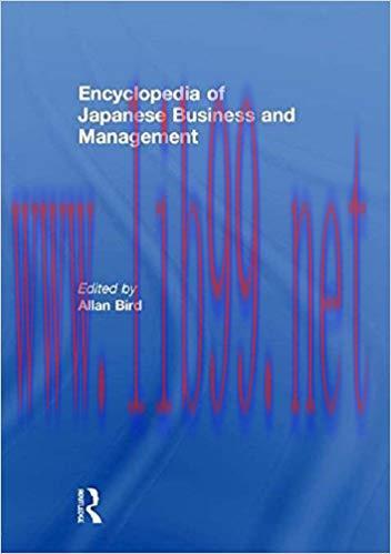 (PDF)Encyclopedia of Japanese Business and Management 1st Edition