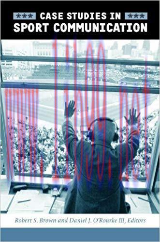 Case Studies In Sport Communication