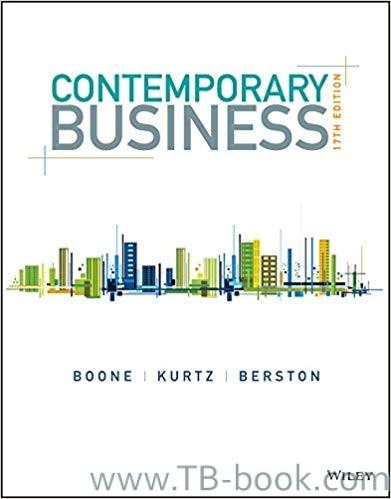 (PDF)Contemporary Business 17th Edition by Louis E. Boone