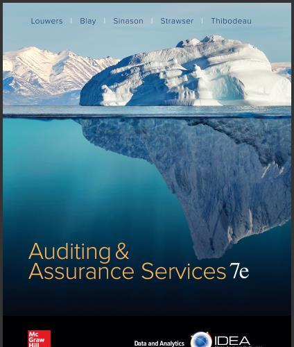 (Test Bank)Auditing & Assurance Services 7th Edition by Louwers.zip