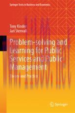 [PDF]Problem-solving and Learning for Public Services and Public Management: Theory and Practic...