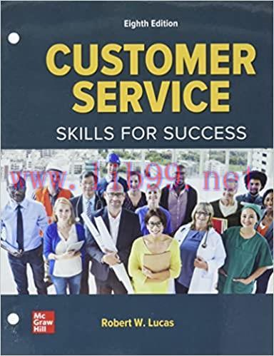 [PDF]Customer Service Skills for Success 8th Edition [Robert W. Lucas]
