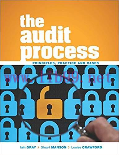 [PDF]The Audit Process (Principles, Practice and Cases) 6th Edition [Iain Gray]