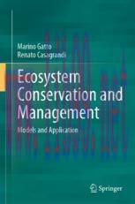 [PDF]Ecosystem Conservation and Management: Models and Application