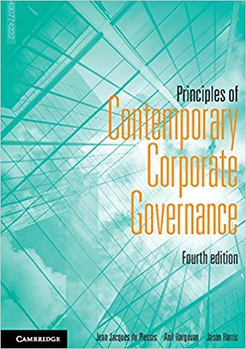 (PDF)Principles of Contemporary Corporate Governance 4th Edition