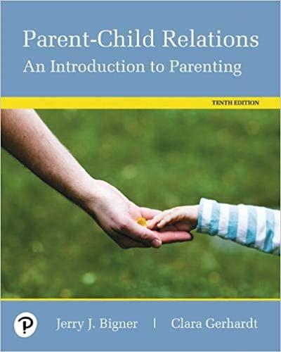 (TB)Parent-Child Relations An Introduction to Parenting 10th Edition by Jerry J. Bigner.zip