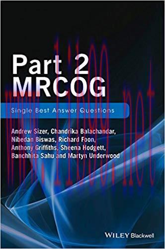 (PDF)Part 2 MRCOG: Single Best Answer Questions 1st Edition