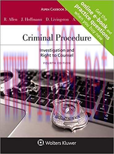 (PDF)Criminal Procedure: Investigation and the Right to Counsel (Aspen Casebook)
