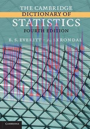 [FOX-Ebook]The Cambridge Dictionary of Statistics, 4th Edition