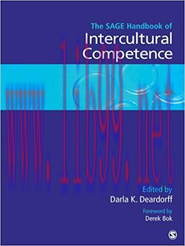 The SAGE Handbook of Intercultural Competence 1st Edition,