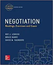 (IM)Negotiation 7th Edition by Lewicki.zip