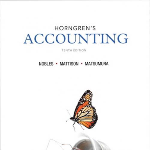 (Solution Manual)Horngren's Accounting 10th Edition by Brenda L. Mattison.zip