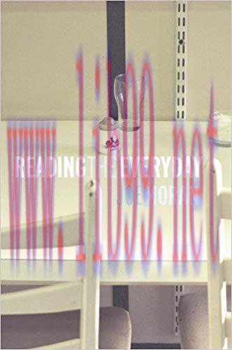 Reading the Everyday 1st Edition,