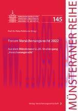 [PDF]Forum Versicherungsrecht 2022: Aus dem M&uuml;nsteraner LL.M.-Studiengang "Versicherungsrecht"