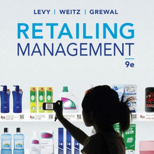 Retailing Management 9th Edition by Michael Levy Bar