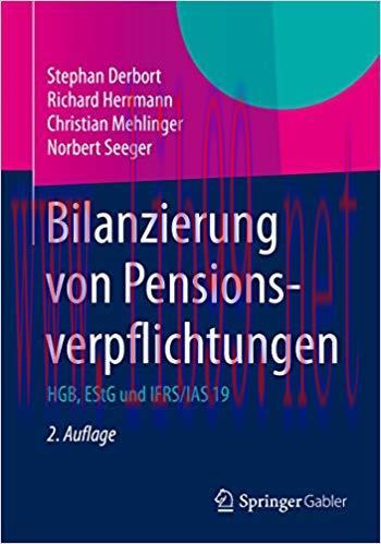 (PDF)Bilanzierung von Pensionsverpflichtungen: HGB, EStG und IFRS / IAS 19 (German Edition) 2nd...