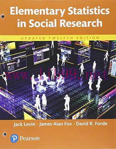 [FOX-Ebook]Elementary Statistics in Social Research, Updated Edition (12th Edition)