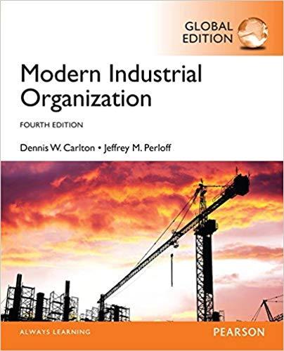 (Solution Manual)Modern Industrial Organization, Global Edition by Jeffrey M. Perloff 奇数.zip