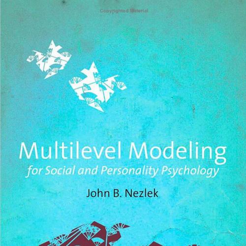 Multilevel Modeling for Social and Personality Psychology