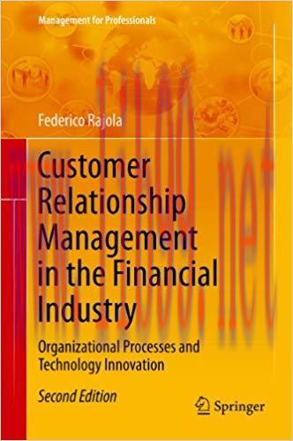 (PDF)Customer Relationship Management in the Financial Industry: Organizational Processes and T...