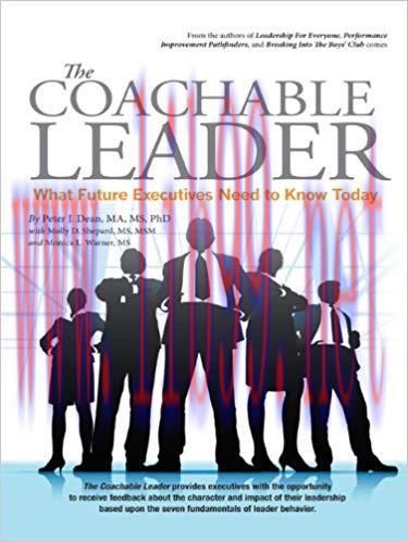 (PDF)The Coachable Leader: What Future Executives Need to Know Today 1st Edition