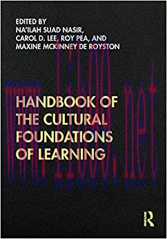 (PDF)Handbook of the Cultural Foundations of Learning