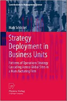 (PDF)Strategy Deployment in Business Units: Patterns of Operations Strategy Cascading Across Gl...