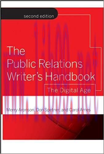 The Public Relations Writer&rsquo;s Handbook: The Digital Age 2nd Edition,
