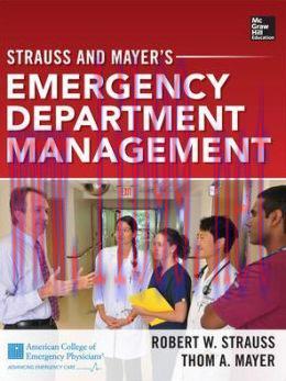 [AME]Strauss and Mayer's Emergency Department Management (Original PDF)