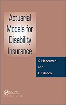 (PDF)Actuarial Models for Disability Insurance 1st Edition