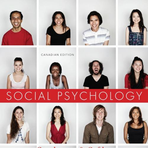 Social Psychology Canadian Edition By Catherine 120Yuan