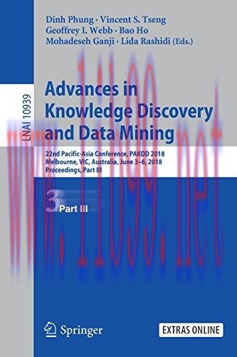 [FOX-Ebook]Advances in Knowledge Discovery and Data Mining: 22nd Pacific-Asia Conference