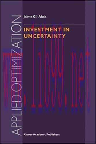 (PDF)Investment in Uncertainty (Applied Optimization Book 21) 1999 Edition