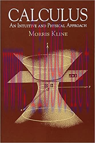 (PDF)Calculus: An Intuitive and Physical Approach (Second Edition) (Dover Books on Mathematics)