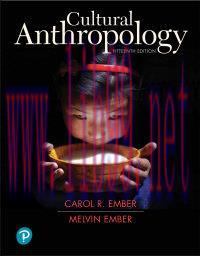 [PDF]Cultural Anthropology, 15th Edition [Carol R. Ember]