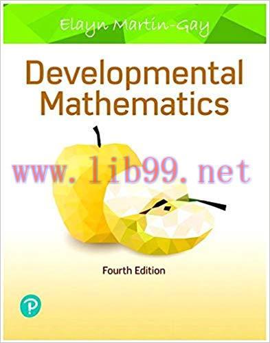 [PDF]Developmental Mathematics, 4th Edition [Martin-Gay]