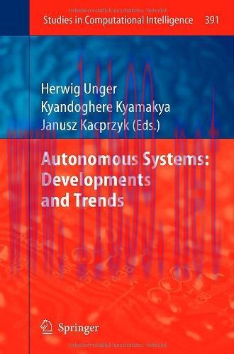 [FOX-Ebook]Autonomous Systems: Developments and Trends