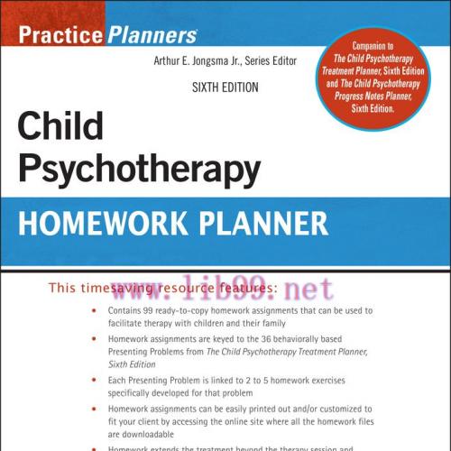 [AME]Child Psychotherapy Homework Planner, 6th edition (Original PDF)