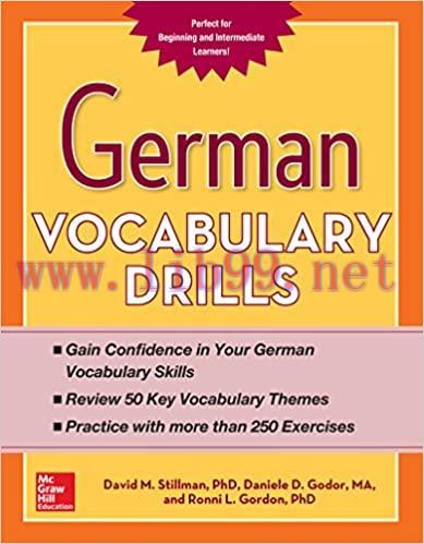 (PDF)German Vocabulary Drills