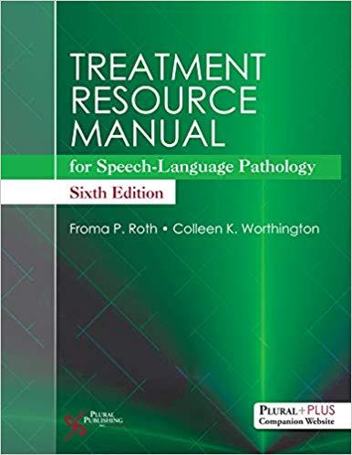 Treatment Resource Manual for Speech-Language Pathology 6th ed