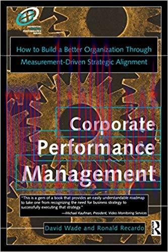(PDF)Corporate Performance Management (Improving Human Performance) 1st Edition