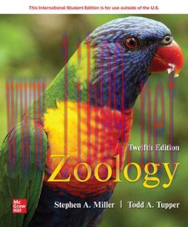 [PDF]ISE Ebook Zoology 12th Edition [Stephen A. Miller]