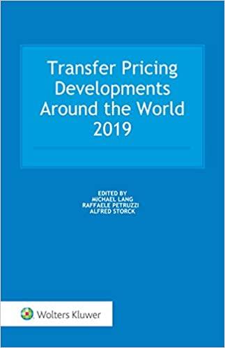 (PDF)Transfer Pricing Developments Around the World 2019