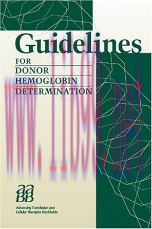 [AME]Guidelines for Donor Hemoglogin Determination (Original PDF)
