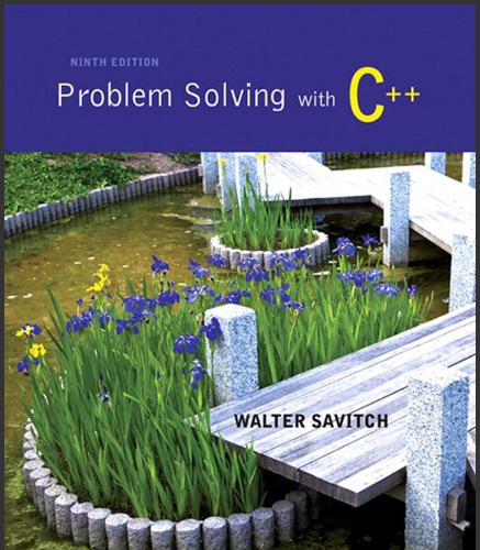 (PPT)Problem solving with C++ 9th Edition by Savitch.zip