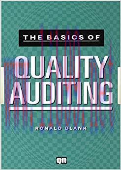 (PDF)The Basics of Quality Auditing 1st Edition